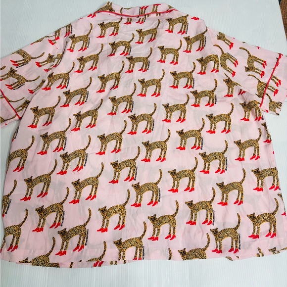 Bouffants and Broken Hearts Cheetah Pajama Set— Short - Picture 6 of 9